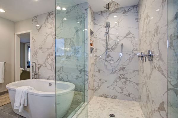 frameless shower doors elegant-Chattanooga-bathroom